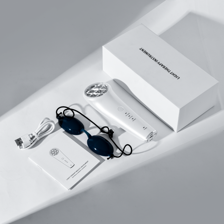Dēplux Trio-LED Therapy Face Rejuvenating Wand